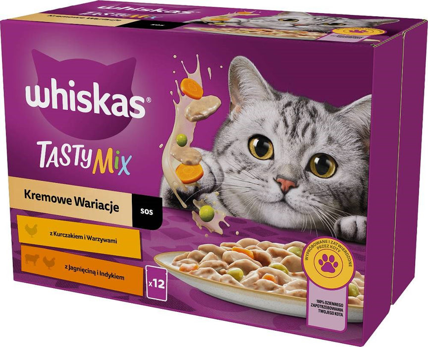 WHISKAS Tasty Mix - wet cat food - 12x85g