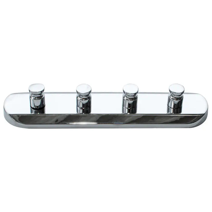 WHITE QUAD BISK CHROMA HANGER - Аксесоари за баня<<<Аксесоари за баня<<<Баня<<<Praktiker&&&Закачалки стойки<<<Аксесоари