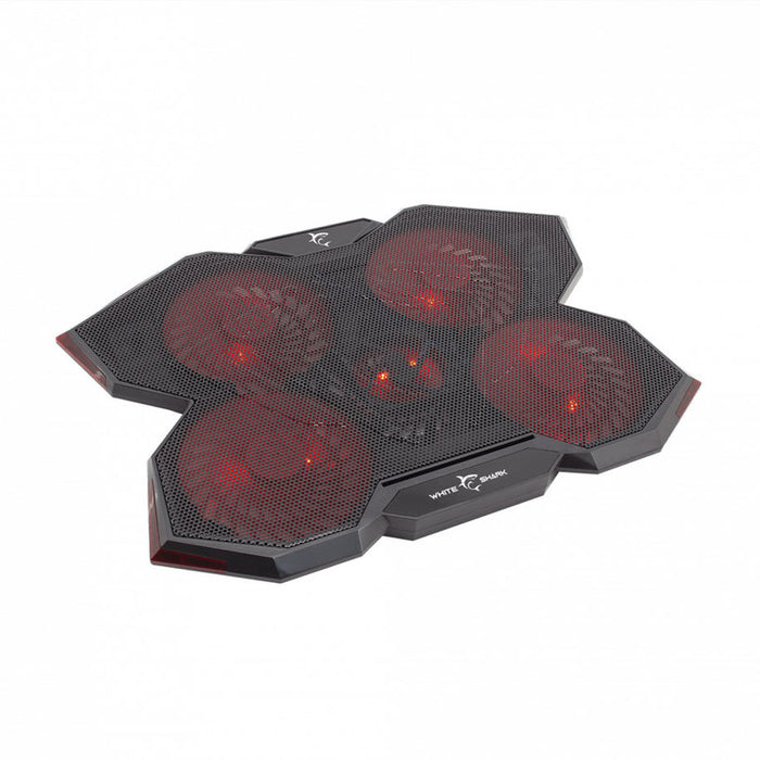 Cooler with adjustable fans WHITE SHARK GCP-29 ICE WIZARD red LED backlight
