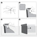 Whiteboard Nobo 60 x 45 cm - Електроника Периферни и резервни части<<<Компютри| Електроника<<<BigBuy&&&Интерактивни