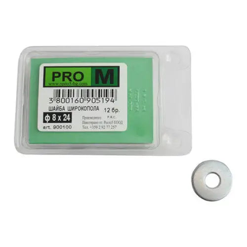 WIDE POLE WASHERS 12 PCS. PRO M Ф8 x 24 MM - Болтове и гайки<<<Винтове и болтови съединения<<<Инструменти и