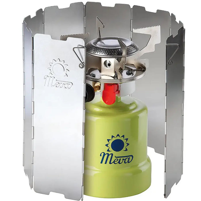 Wind shield for a camping stove burner - silver - Others<<<HurtelXML