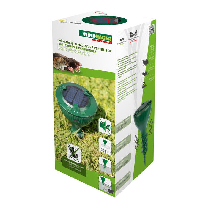 SOLAR DEVICE AGAINST UNDERGROUND RODENTS AND MOLE WINDHAGER WH02121