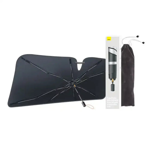 Windshield Sun Shade Umbrella Lite Baseus CoolRide small (black) - Other<<<Car accessories<<<InnproXML&&&Other car