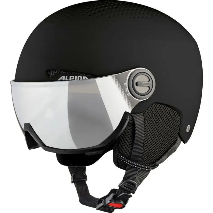 WINTER HELMET ALPINA ARBER VISOR Q LITE BLACK MATT 54-58 - HelmetsNTO-KAS<<<SkiingNTO<<<ActionPL