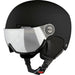 WINTER HELMET ALPINA ARBER VISOR Q LITE BLACK MATT 54-58 - HelmetsNTO-KAS<<<SkiingNTO<<<ActionPL