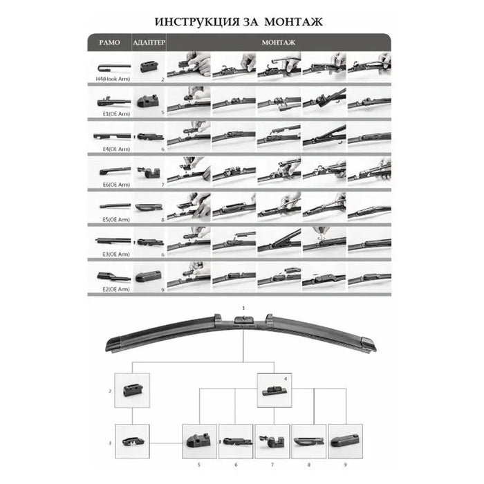 WIPER 66 CM CARE UNIVERSAL - Плоски чистачки<<<Чистачки<<<Авто и вело<<<Praktiker
