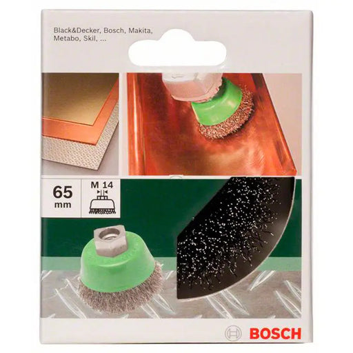 WIRE BRUSH FOR BOSCH ANGLE GRINDER 65 mm - Дискове за ъглошлайфи<<<Консумативи за електроинструменти<<<Инструменти и