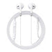 Wired Earphones JR-EW01 Half in Ear (White) - Wired<<<Headphones<<<Audio<<<InnproXML&&&Headphones