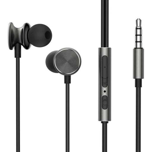 Wired Earphones JR-EW03 Half in Ear (Dark Grey) - Wired<<<Headphones<<<Audio<<<InnproXML&&&Headphones