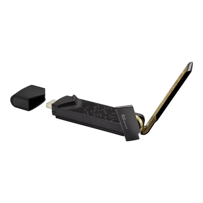 Wireless adapter ASUS USB-AX56 Dual Band AX1800 WiFi 6 802.11ax USB 3.2 Gen1 built-in antenna - Мрежови карти и