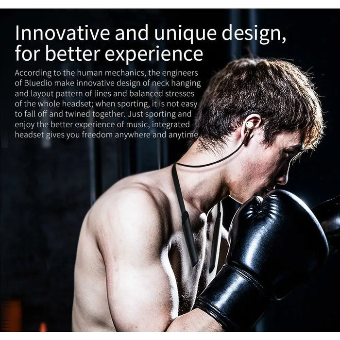 Wireless Bluetooth 4.2 Bluedio TN2 Headphones with Neck Grip - Wireless Earphones