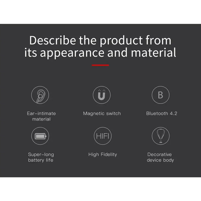 Wireless Bluetooth 4.2 Bluedio TN2 Headphones with Neck Grip - Wireless Earphones