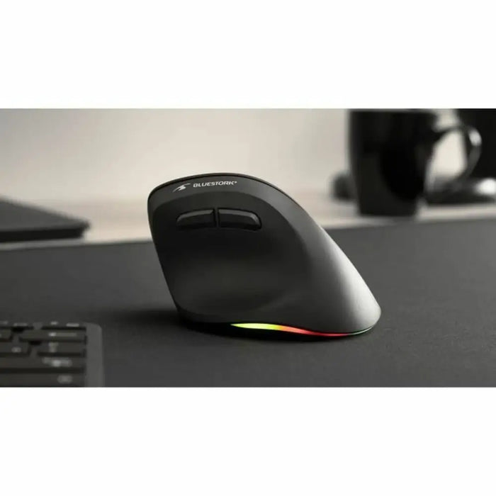 Wireless Bluetooth Mouse Bluestork M-WL-ERGO-LUMI Black - Електроника Периферни и резервни части<<<Компютри|