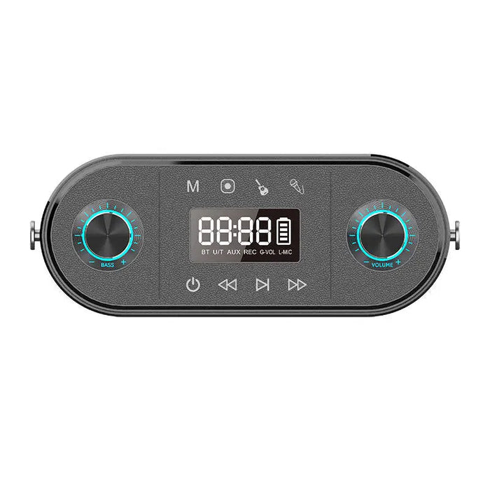 Wireless Bluetooth Speaker W-KING H10 S 80W + microphone (black) - Bluetooth portable