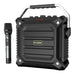 Wireless Bluetooth Speaker W-KING K3H 100W + microphone (black) - Bluetooth portable