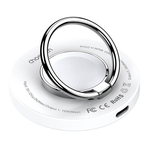 Wireless charger 2-in-1 Choetech T603-F holder (white) - Wireless chargers<<<Chargers<<<GSM