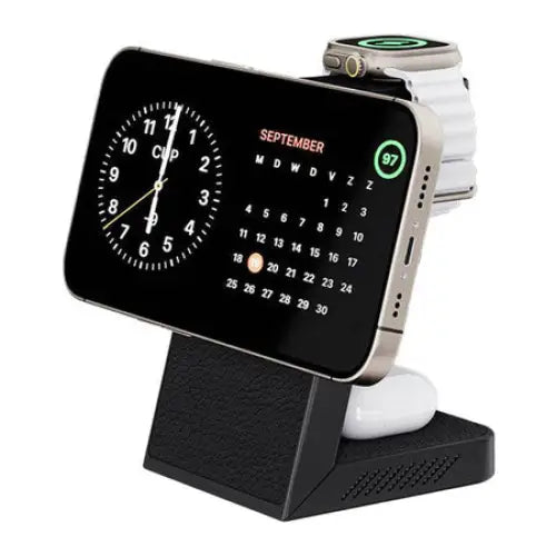 Wireless Charger INVZI MGF7B 3in1 15W (black) - Wireless chargers<<<Chargers<<<GSM Accessories<<<InnproXML