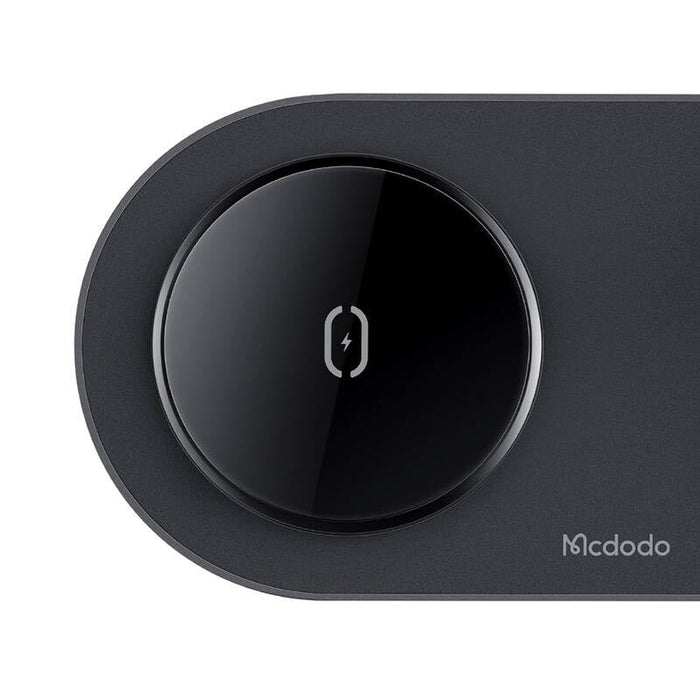 Wireless Charger Mcdodo CH-7061 3 in 1 15W (mobile/TWS/Apple watch) (black) - Car chargers<<<Chargers<<<GSM