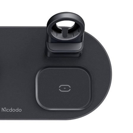 Wireless Charger Mcdodo CH-7061 3 in 1 15W (mobile/TWS/Apple watch) (black) - Car chargers<<<Chargers<<<GSM