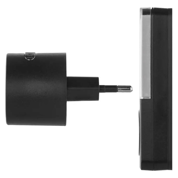 WIRELESS DOORBELL 220V BLACK COMPACT EMOS - Звънци<<<Електроматериали<<<Строителни