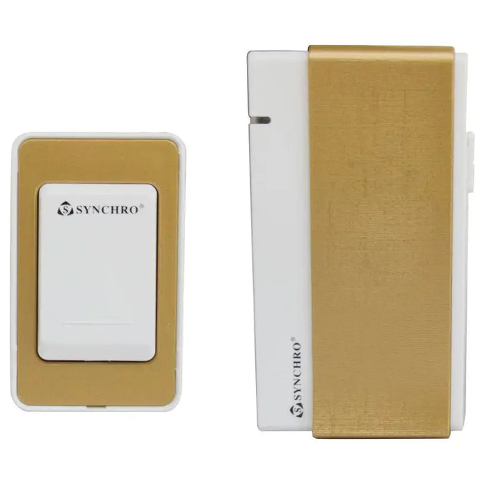 WIRELESS DOORBELL GOLD SYNCHRO JXA-DS 109 - Звънци<<<Електроматериали<<<Строителни