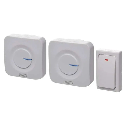 WIRELESS DOORBELL WITH KINETIC BUTTON 220V EMOS P5731 - Звънци<<<Електроматериали<<<Строителни
