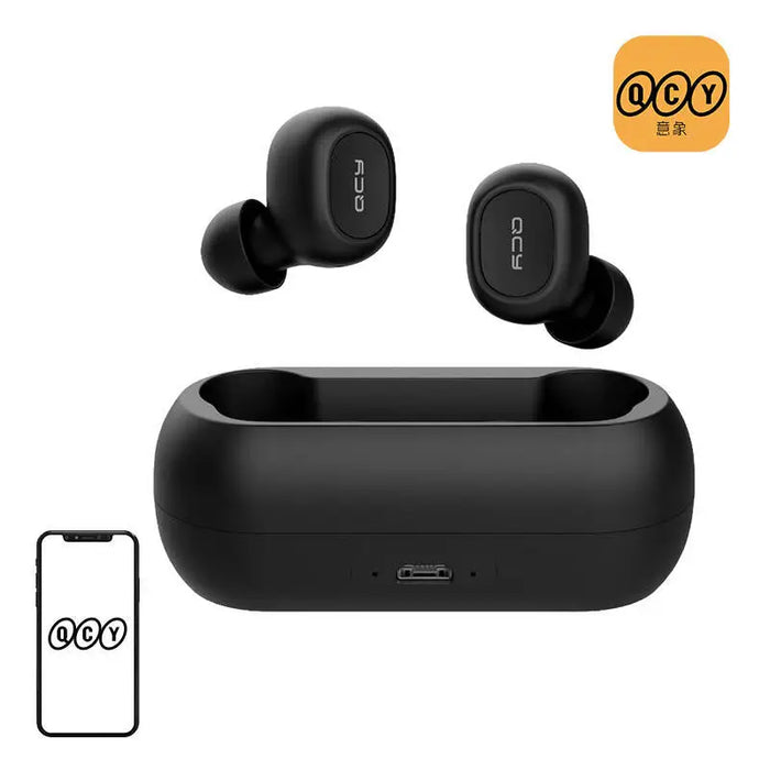 Wireless Earphones TWS QCY T1C Bluetooth V5.0 (black) - TWS<<<Wireless<<<Headphones<<<Audio<<<InnproXML
