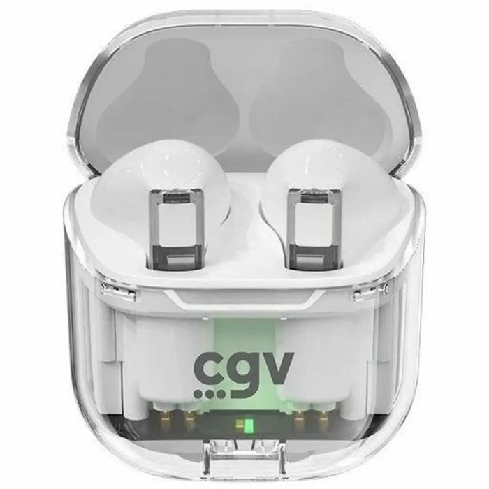 Wireless Earphones with Charging Case CGV URBAN GHOST White - Електроника Периферни и резервни части<<<Компютри|