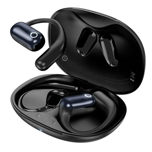 Wireless Earphones with Charging Case Hoco EA6 Black - Микрофони и слушалки<<<Електроника Периферни и резервни