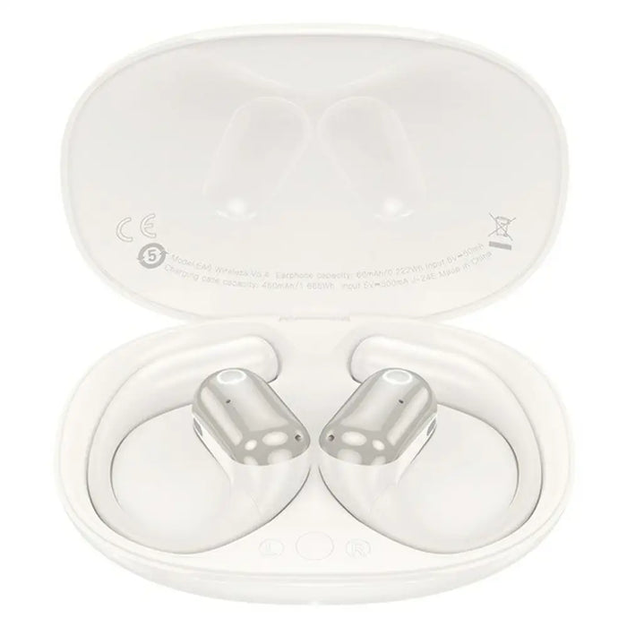 Wireless Earphones with Charging Case Hoco EA6 White - Микрофони и слушалки<<<Електроника Периферни и резервни