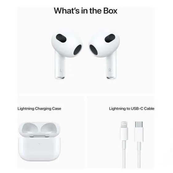 Wireless headphones Apple AirPods MPNY3LL/A (3rd generation with Lightning Charging Case) - True wireless