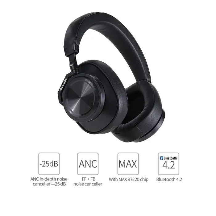 Wireless headphones Bluedio T6 Bluetooth 5.0 ANC Foldable - Wireless Earphones