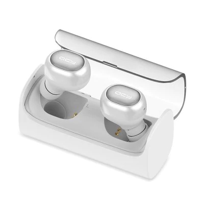 Wireless headphones Powerbank QCY Q29-RX Pro Bluetooth 4.2 - white - Wireless Earphones