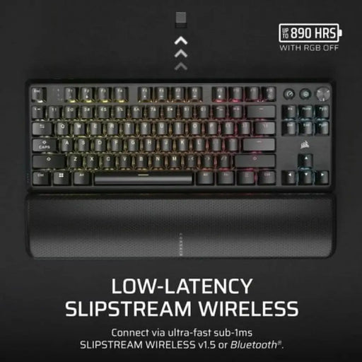 Wireless Keyboard Corsair CH-914901E-ES Black Spanish Qwerty - Електроника Периферни и резервни части<<<Компютри|