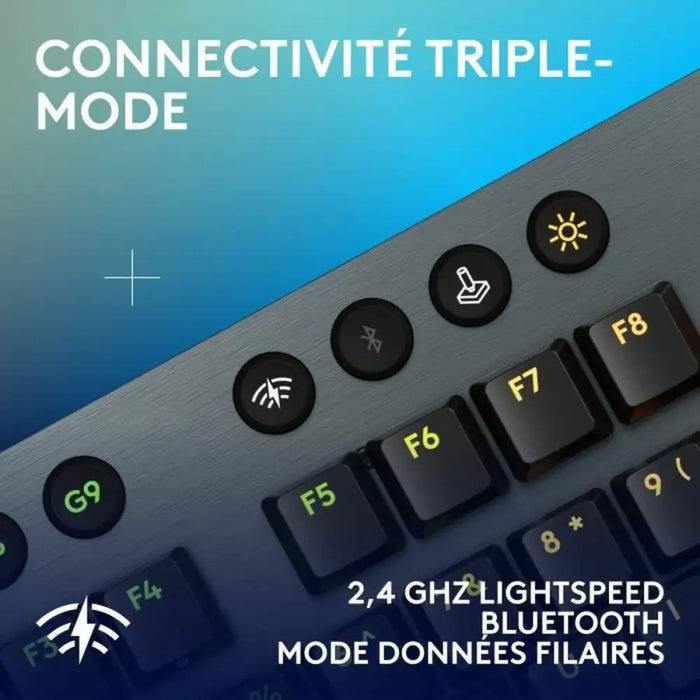 Wireless Keyboard Logitech G915 X Black AZERTY - Електроника Периферни и резервни части<<<Компютри|