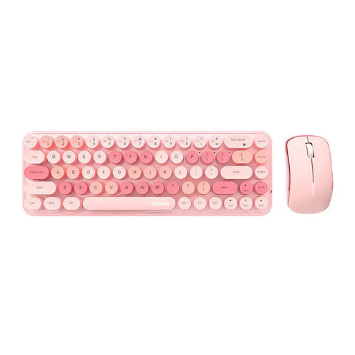 Wireless keyboard + mouse set MOFII Bean 2.4G (Pink) - Sets<<<Keyboards<<<Gaming<<<InnproXML