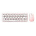 Wireless keyboard + mouse set MOFII Bean 2.4G (White-Pink) - Sets<<<Keyboards<<<Gaming<<<InnproXML