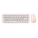 Wireless keyboard + mouse set MOFII Bean 2.4G (White-Pink) - Sets<<<Keyboards<<<Gaming<<<InnproXML