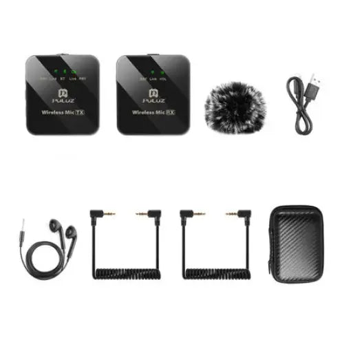 Wireless Lavalier Microphone PULUZ 1 TX + 1 RX - Lavalier<<<Microphones<<<Audio<<<InnproXML