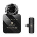 Wireless Lavalier Microphone PULUZ PU648B (USB-C) - Lavalier<<<Microphones<<<Audio<<<InnproXML