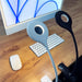 Wireless LED reading lamp with clip + black micro USB cable - Table lamps<<<HurtelXML