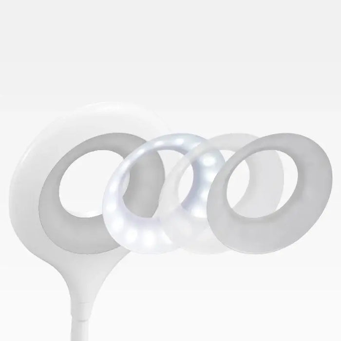 Wireless LED reading lamp with clip + black micro USB cable - Table lamps<<<HurtelXML