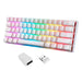 Wireless Mechanical keyboard Motospeed SK62 White (red switch) - Wireless<<<Keyboards<<<Gaming<<<InnproXML