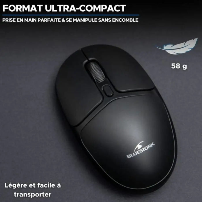 Wireless Mouse Bluestork Office 25 Black - Електроника Периферни и резервни части<<<Компютри|