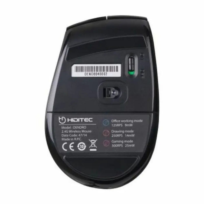 Wireless Mouse Hiditec MOU010002 2000 DPI Black - Електроника Периферни и резервни части<<<Компютри|