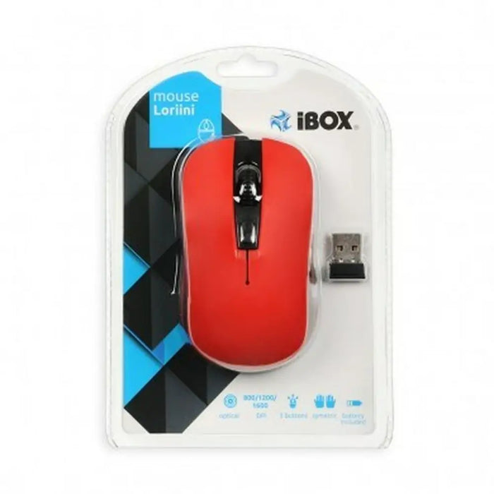 Wireless Mouse Ibox LORIINI Black/Red - Мишки & Mouse<<<Електроника Периферни и резервни части<<<Компютри|