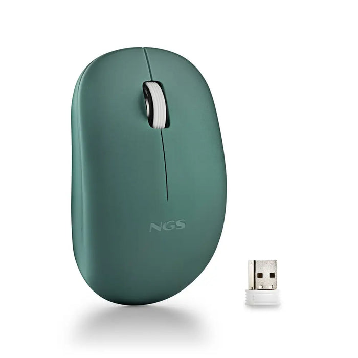 Wireless Mouse NGS FOGPROGREEN Green 1000 dpi (1 Unit) - Електроника Периферни и резервни части<<<Компютри|