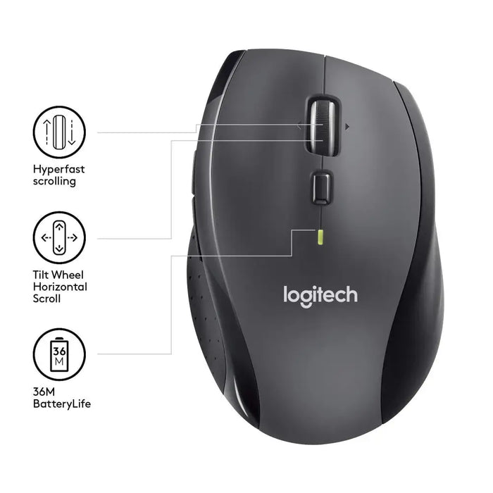 Wireless optical mouse LOGITECH M705 Marathon - Mice<<<Logitech<<<LOGITECH<<<PolyComp&&&Мишки<<<Компютърна