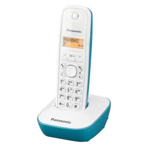 Wireless Phone Panasonic Corp. KX-TG1611SPC DECT White Turquoise Amber - Електроника Телефони и таблети<<<Компютри|